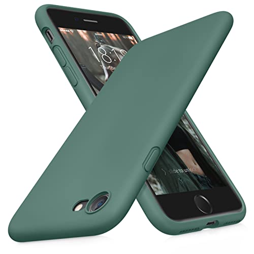 Capa de Silicone Verde para iPhone 7 8