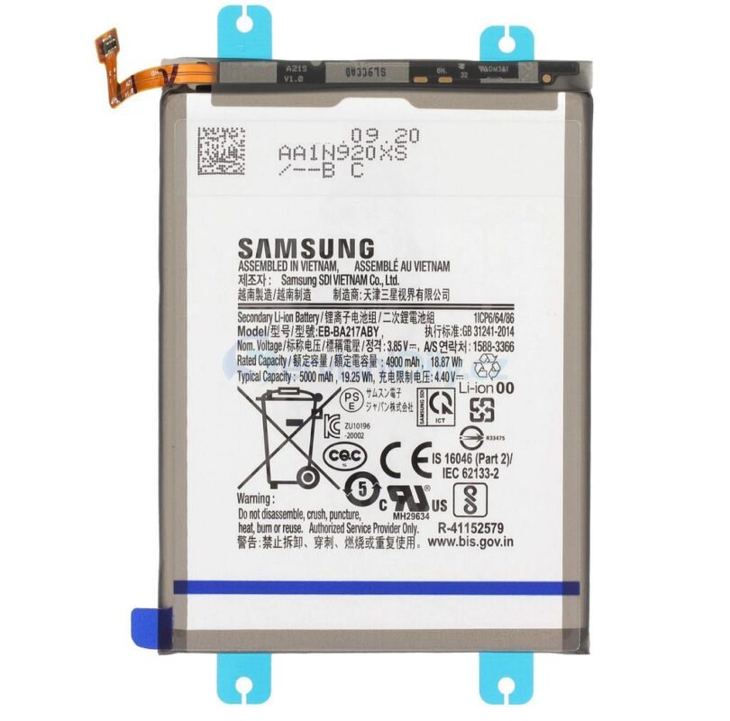 Bateria Samsung A12 A13 A21s EB-BA217ABY Service Pack