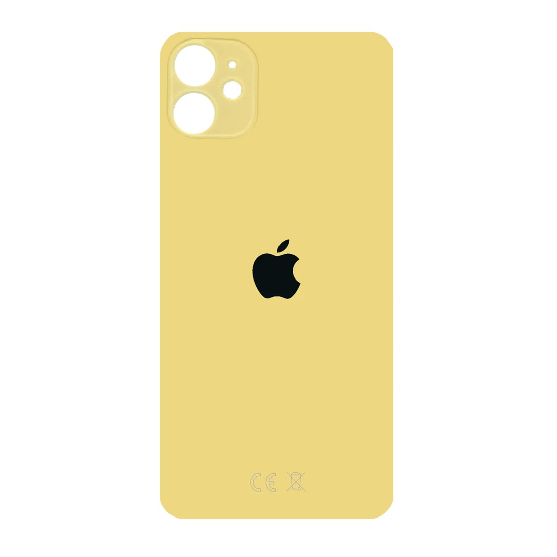 Tampa Traseira iPhone 11 Fácil Instalação Amarelo