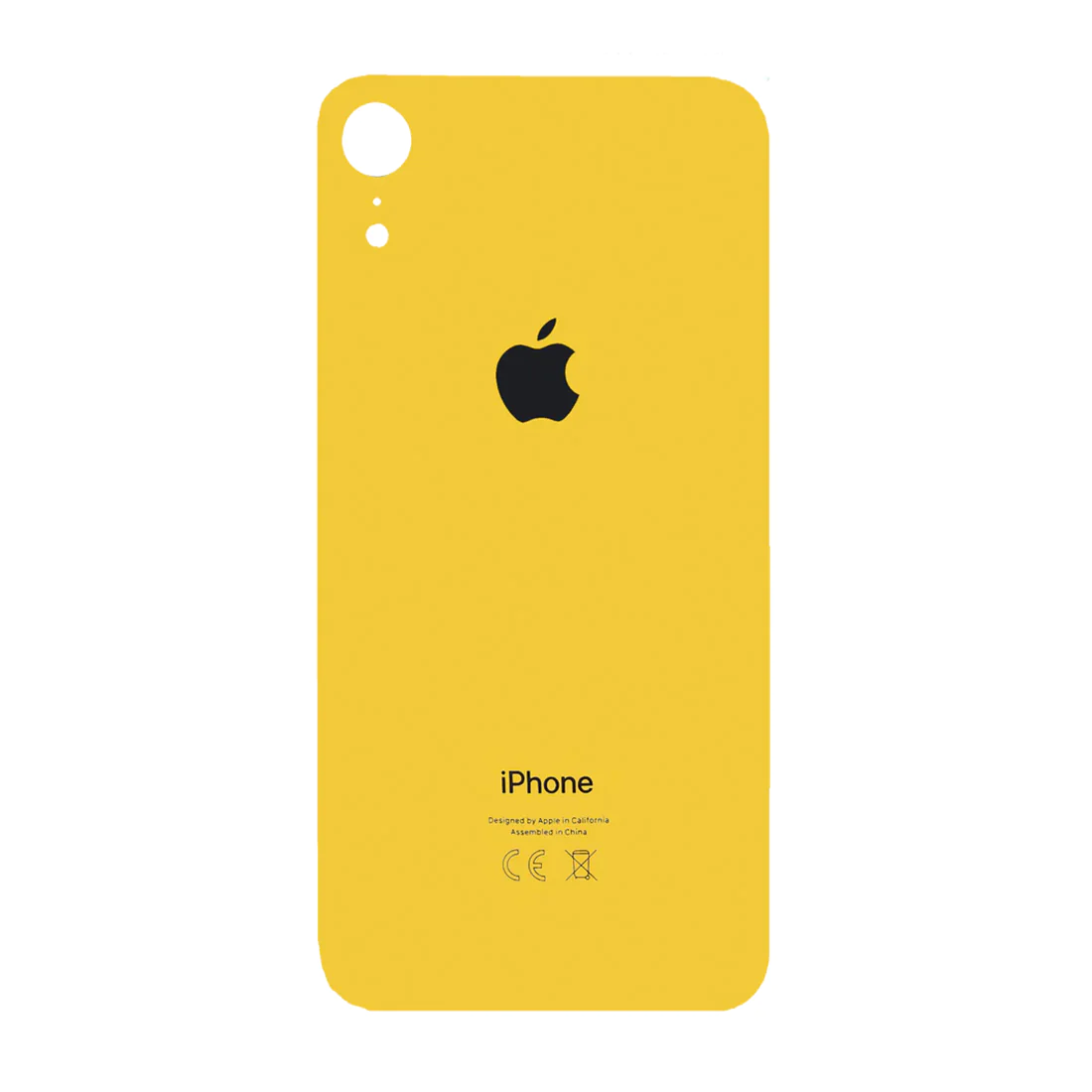 Tampa Traseira iPhone XR Fácil Instalação Amarelo